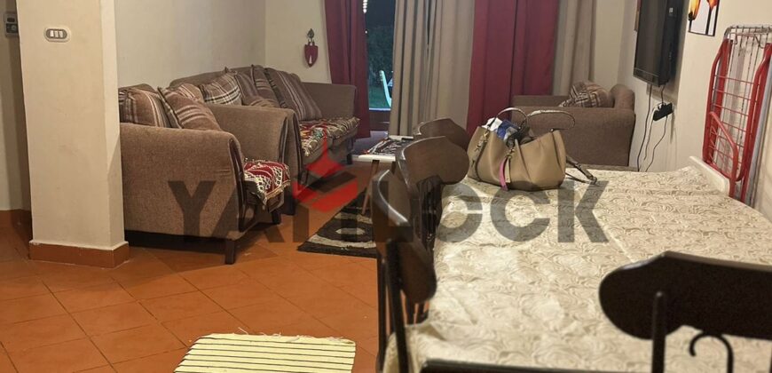 شاله للبيع في بورتو جولف بالفرش 120م وجاردن خاصه100م