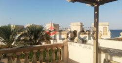 شالية إطلالة جانبية للبحر و من الرووف أطلالة كاملة للبحر للبيع فى منتجع بلاجيو بالعين السخنه