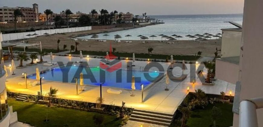Sea View Apartment with Private Beach in Scandic Resort, Hurghada