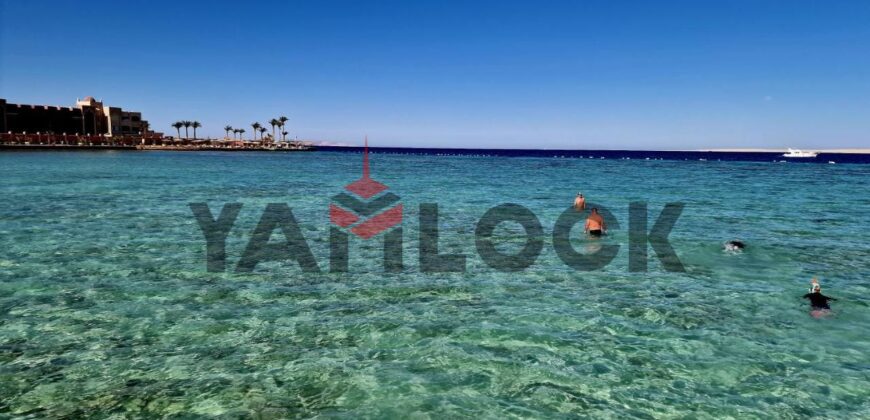 Sea View Apartment with Private Beach in Scandic Resort, Hurghada