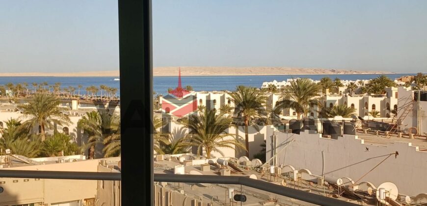 Sea View Apartment with Private Beach in Scandic Resort, Hurghada