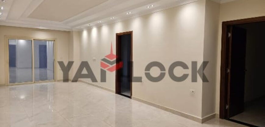 شقه للبيع 130م ارضي في اللوتس الشماليه