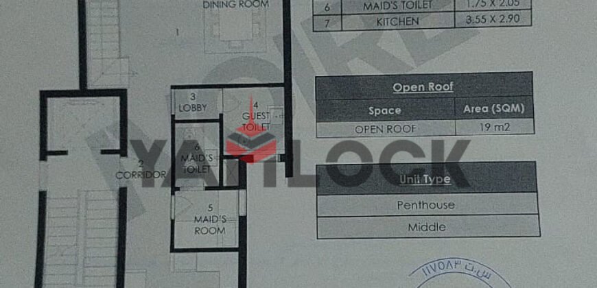 بنتهاوس للبيع بالشيخ زايد كمبوند إيفوري بجوار كمبوند إى تبه والنادي الاهلي رقم 12A