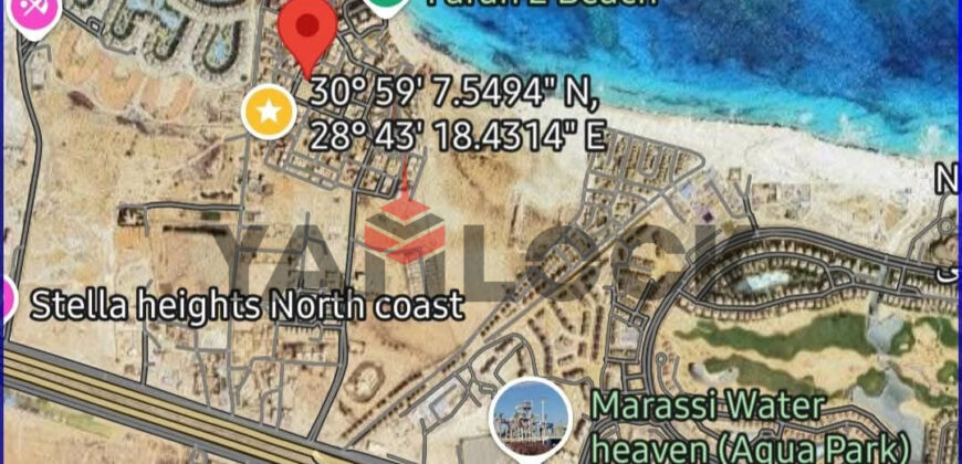 شاليه للبيع في قريه فرح 2 بعد مراسي مباشره 200م