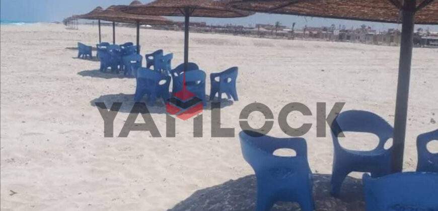 شاليه بحديقة خاصة للبيع بقرية الميراچ الكيلو ٤٢ بالساحل الشمالي