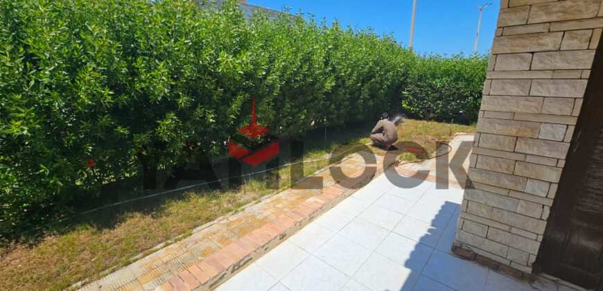 شاليه بحديقة خاصة للبيع بقرية الميراچ الكيلو ٤٢ بالساحل الشمالي