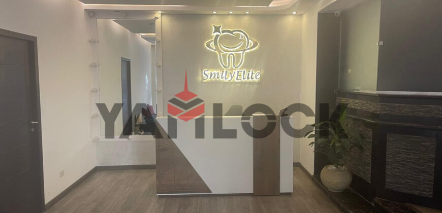 عياده للبيع الحي 8مدينه نصر مؤجره قيمه الايجار 20الف شهريا 130م