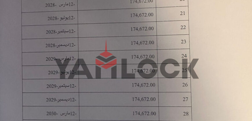 شقه للبيع فى اليفا ماونتين فيو