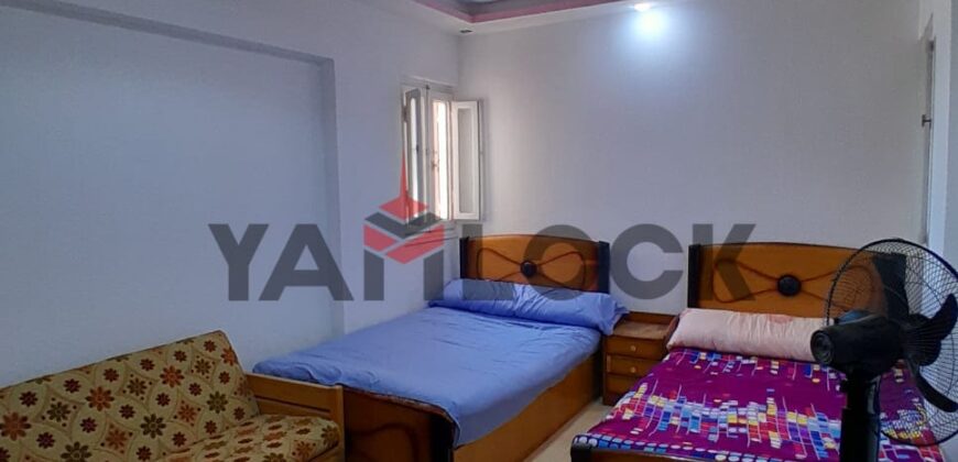 شقه للبيع في شاطي النخيل الاسكندريه 120م بالفرش