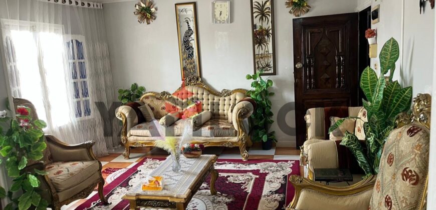 شقه للبيع في شارع ملك حنفي الاسكندريه 100م