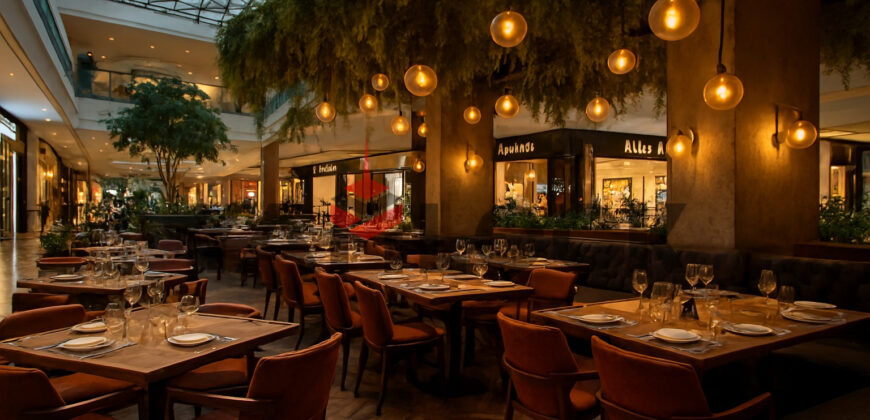 مطعم فوت كورت  للبيع في مول FIVE EAST – الدوان تاون، العاصمة الإدارية الجديدة