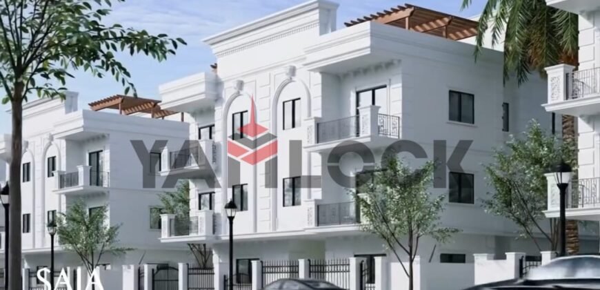 فيلا مقسمه من الداخل وحدات سكنيه للبيع تحت الانشاء فى اب تاون اكتوبر