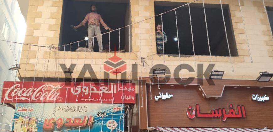 محل تجاري 850 م² للبيع في شارع المركز الاجتماعي – المرج