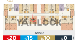 مبنى إداري 46 م² للبيع نصف تشطيب – إطلالة شارع الرئيسي في العبور