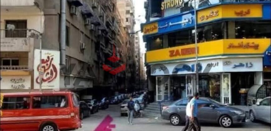 محل تجاري 70 م² للبيع في شارع خالد ابن الوليد قباء – مصر الجديده