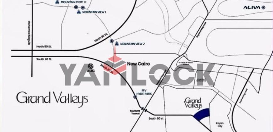 فيلا 250 م² للبيع في Mountain view grand valley’s