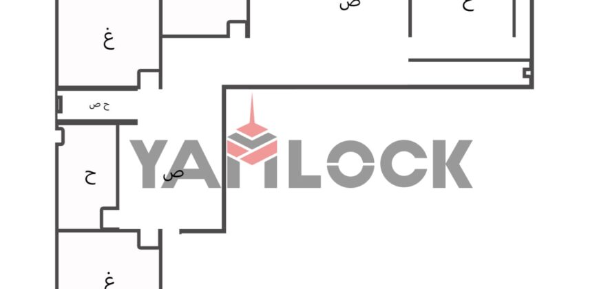 شقة 150 م² للبيع في شارع القدس متفرع من شارع الخمسين – جسر السويس