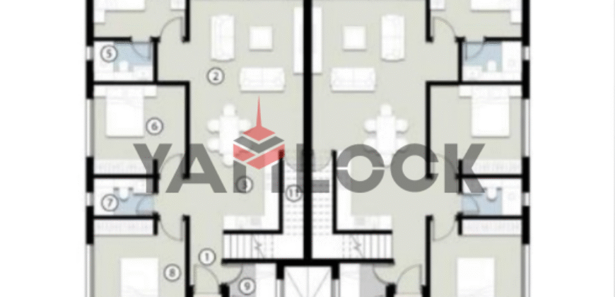شاليه 175 م² للبيع في Ground level 5 الساحل الشمالي