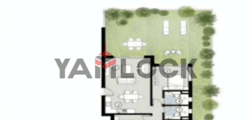 شقة 119 م² للبيع في الساحل الشمالي وحده رقم 3-624-01I-ST