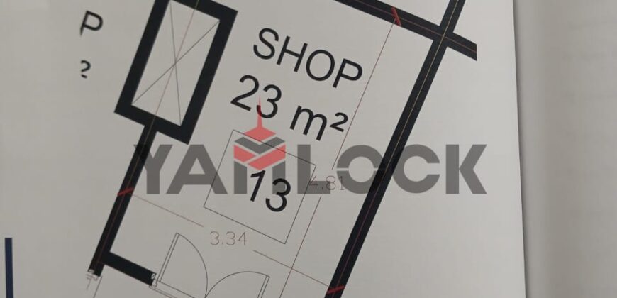 محل تجاري 23 م² للبيع في كابتل تاور 6 أكتوبر – الجيزة