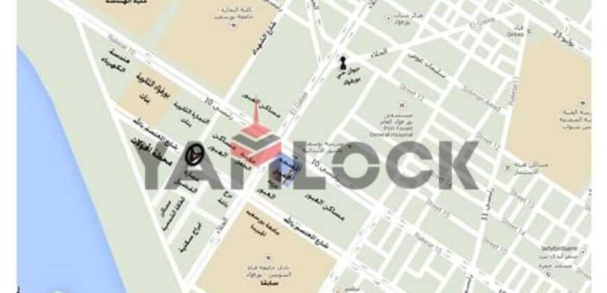 محل تجاري 240 م² للبيع في شارع الجلاء – بورفؤاد