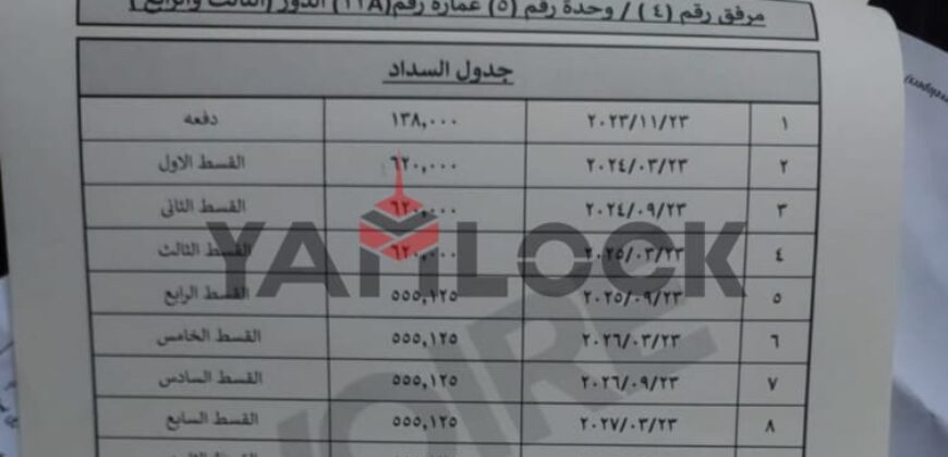 بنتهاوس 225 م² للبيع في كمبوند ايفوار ويست – الشبخ زايد