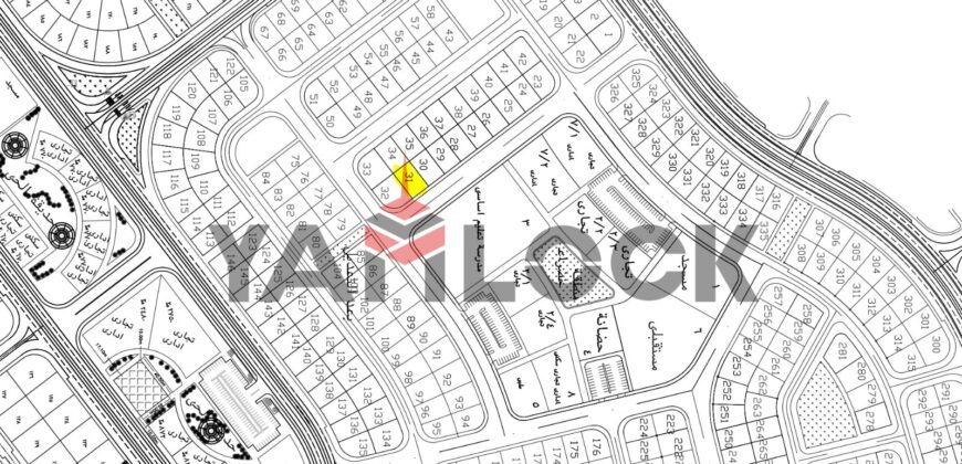 أرض 504 م² للبيع في العاشر من رمضان الحى رقم 26 مجاورة رقم 1 قطعة رقم 31