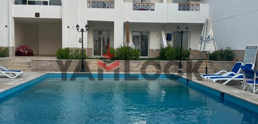 ستوديو 40 م² للبيع بمنتجع سانتورينى الساحل الشمالي أمام فندوق تيوليب