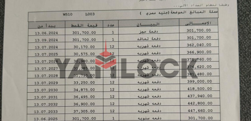 شقة 109 م² للبيع في B 14 عماره 63 في مدينتي – القاهرة