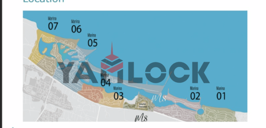 شقة 152 م² للبيع بكمبوند مرينا 8 بالساحل الشمالي