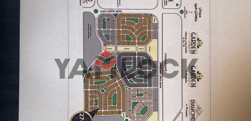 شقة 131 م² للبيع في قطعه D 274 النرجس الجديدة – القاهرة الجديدة