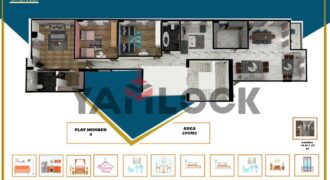 شقة 205 م² للبيع في اللوتس الشماليه (الجديده)