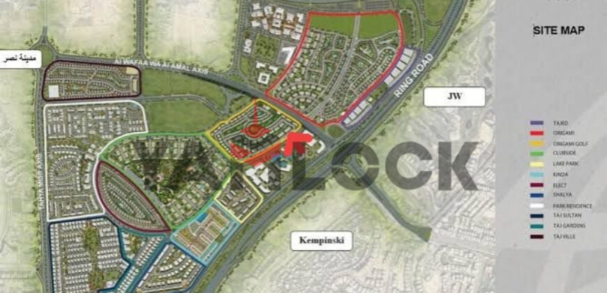 شقة 156 م² للبيع في كمبوند تاج سيتي