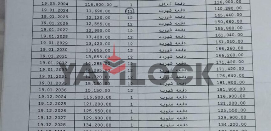 شقة 82 م² للبيع بمدينة نور طلعت مصصطفي – العاصمة الإدارية