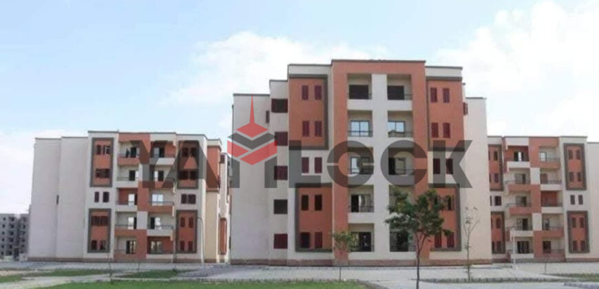 شقة 109 م² للبيع بمشروع روضة العبور بجوار الحي التاسع واستاد السلام