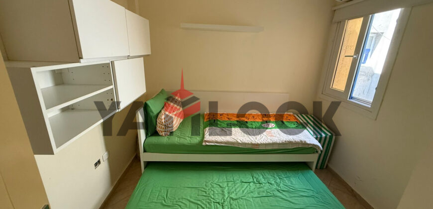 شقة 75 م² للبيع بدون عفش في القرية ريماس الكيلو ٧٨ – الساحل الشمالي