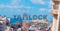 شقة 110 م² للبيع فى زيزنيا شارع مترو ماركت ترى البحر وطريق ابو قير – الاسكندرية