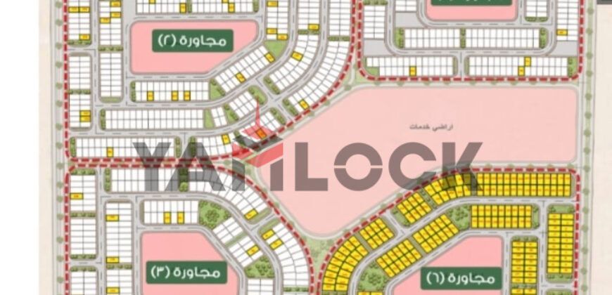 أرض 276 م² للبيع بمدينة العاشر من رمضان الحى 35 مجاورة 6