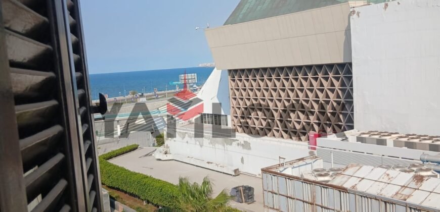شقة 100 م² للايجار أمام مكتبة الإسكندرية بانوراما البحر والمجمع النظرى – الاسكندرية