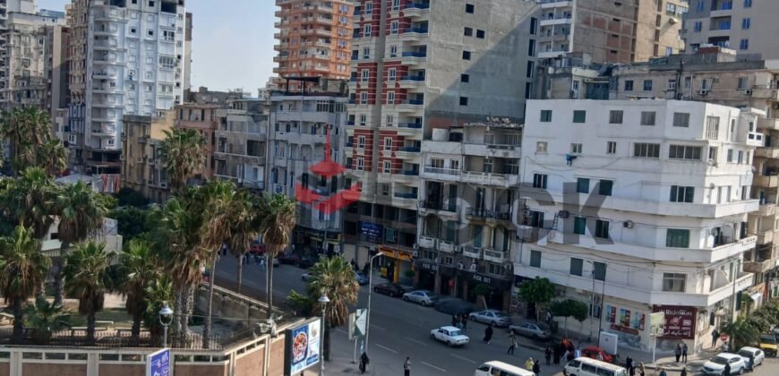 شقة 100 م² للايجار أمام مكتبة الإسكندرية بانوراما البحر والمجمع النظرى – الاسكندرية