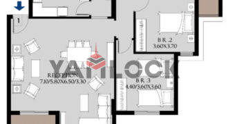 شقة 155 م² للبيع في كمبوند أليكس ويست