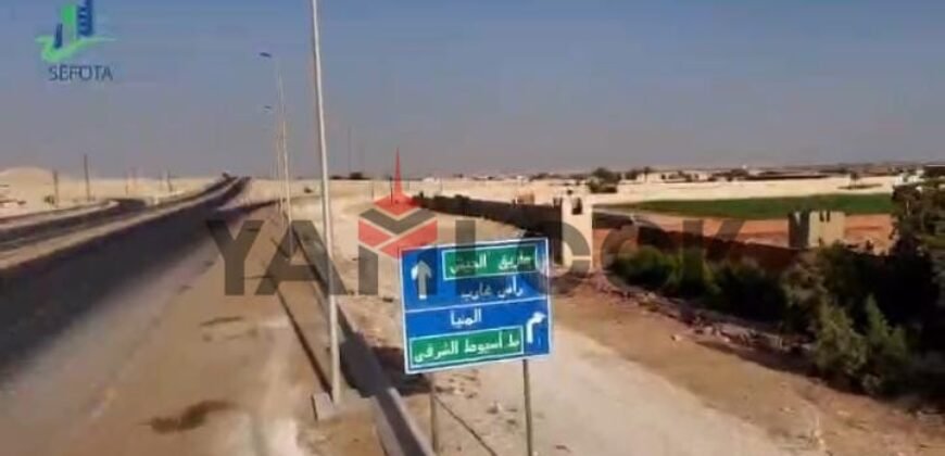 أرض 350 م² للبيع بدون تشطيب – إطلالة شارع الرئيسي في المنيا – المنيا
