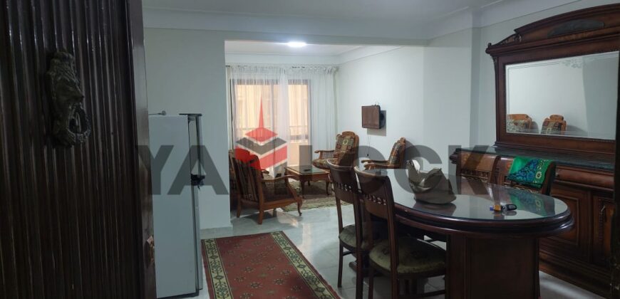 شقة 130م² للايجار مفروش في شارع اطلس متفرع من الكورنيش – الاسكندرية