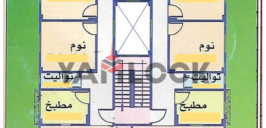 شقة 150 م² في الحي الأول – المجاورة الرابعه – 6 اكتوبر
