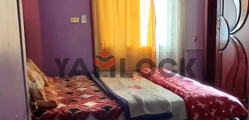 شقة 75 م² للإيجار مفروش بمدينة الشروق بعد نادى الشروق الرياضى تطل على حديقة غير مجروحة