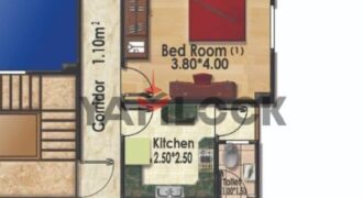 شقة 175 م² للبيع نصف تشطيب بالعبور الجديده مسلسل 6 بجوار بيت الوطن في العبور