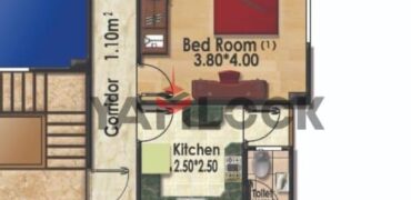 شقة 175 م² للبيع نصف تشطيب بالعبور الجديده مسلسل 6 بجوار بيت الوطن في العبور