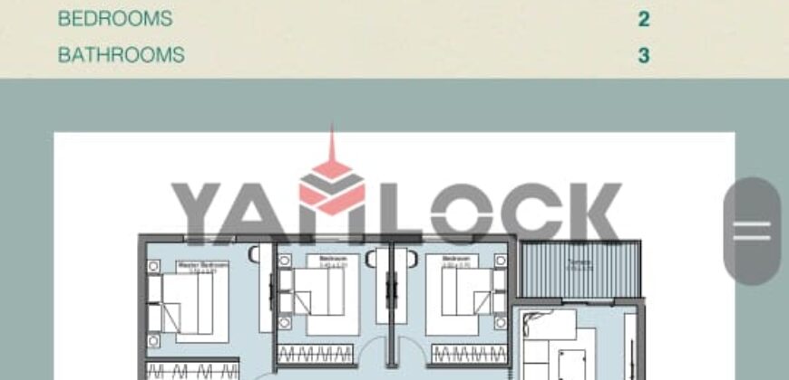 شقة 155 م² للبيع بكمبوند أشجار سيتي جاردن جيت