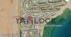 شالية 180 م² للبيع دور اول علوي + روف في قرية رومانس العين السخنه