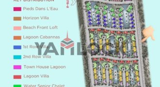 شاليه 65 م² للبيع تشطيب كامل في هاسندا واترز الساحل الشمالي